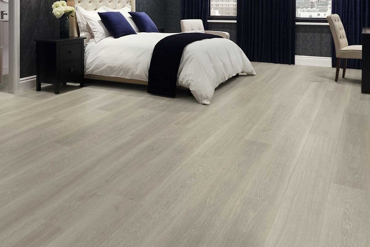 Grey Brushed Oak Gluedown LVT