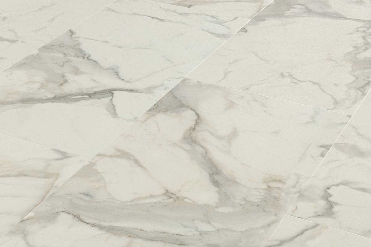 Calacatta d'Oro Gluedown Luxury Vinyl Tile