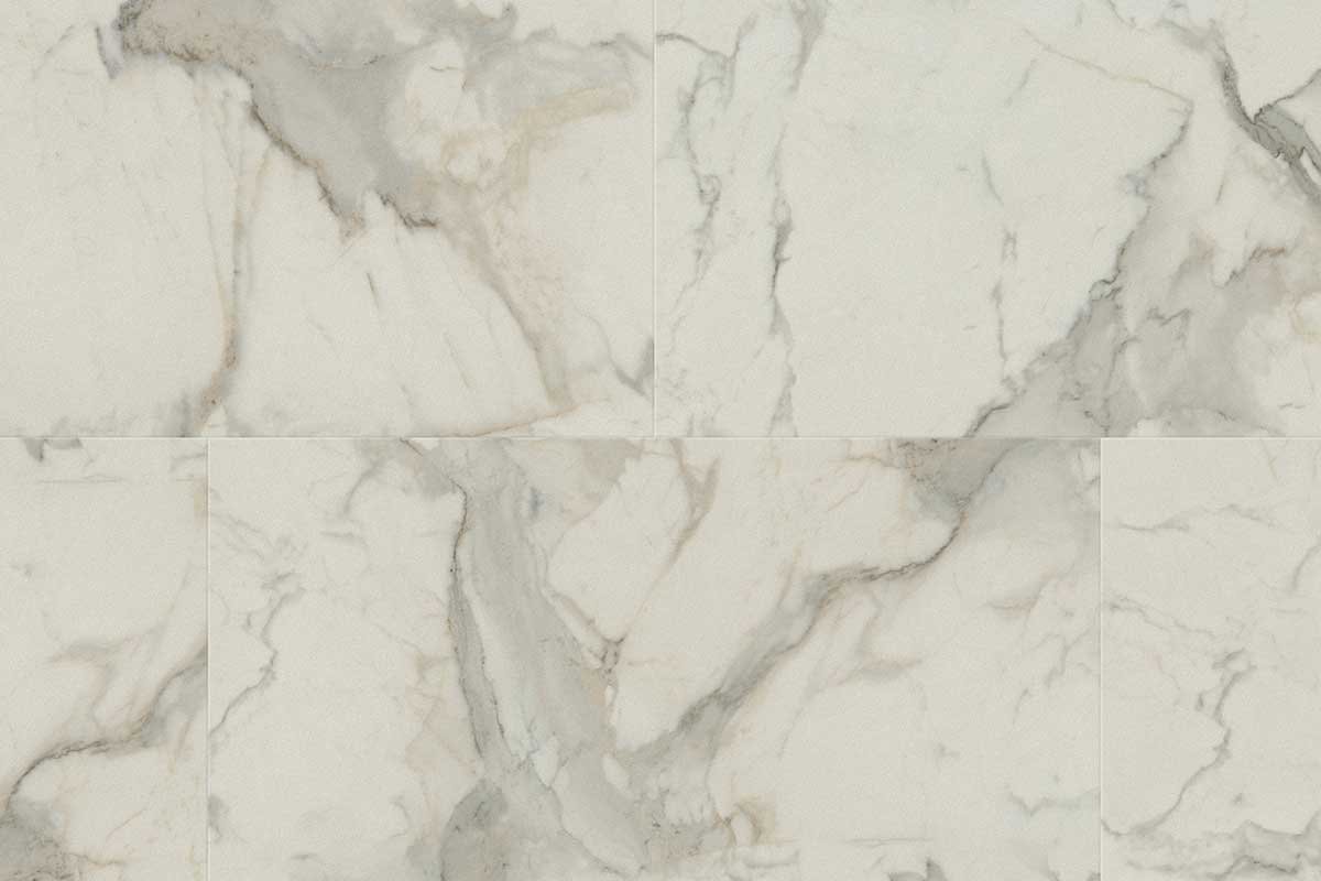 Calacatta d'Oro Gluedown Luxury Vinyl Tile