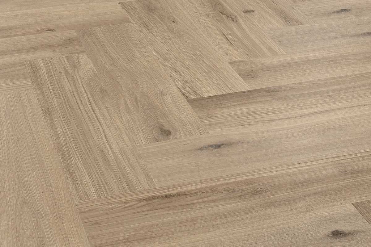 Canadian Urban Oak Rigid Core Herringbone LVT