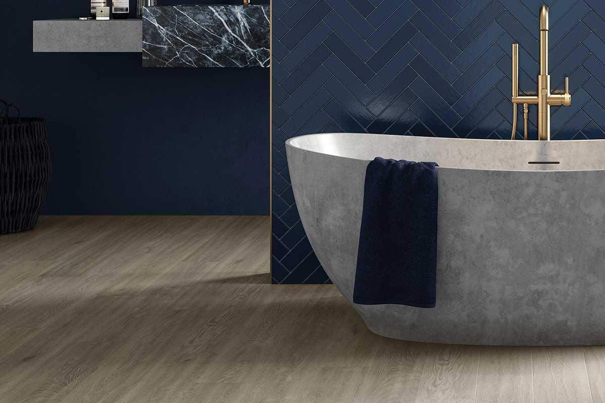 Canvas Oak Gluedown Plank Luxury Vinyl
