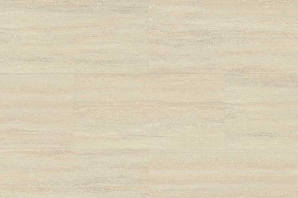 Champagne Travertino Gluedown Luxury Vinyl Tile