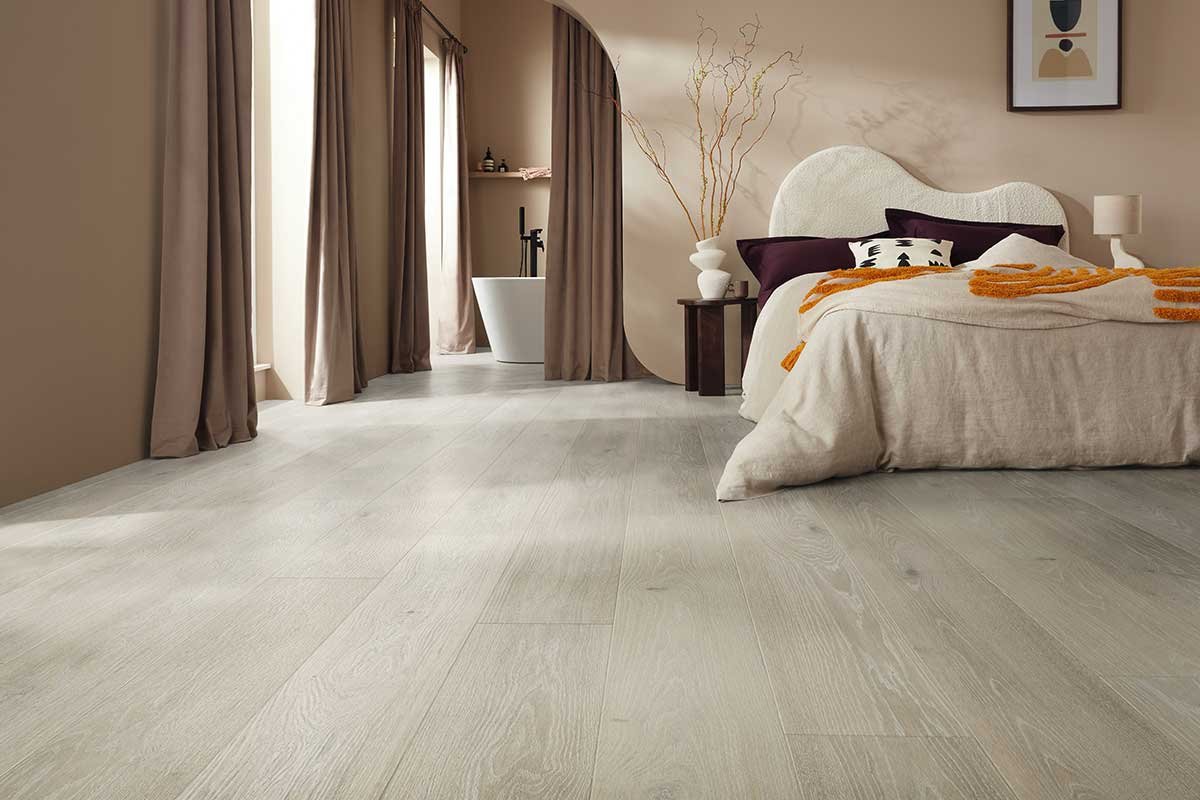 Clay Artisan Oak Gluedown Plank Luxury Vinyl