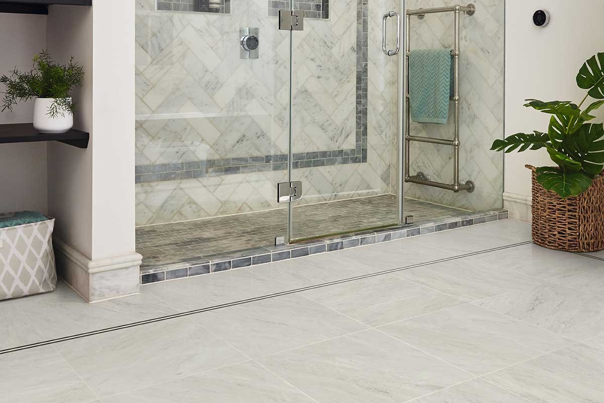 Doric Marble Gluedown Luxury Vinyl Tile