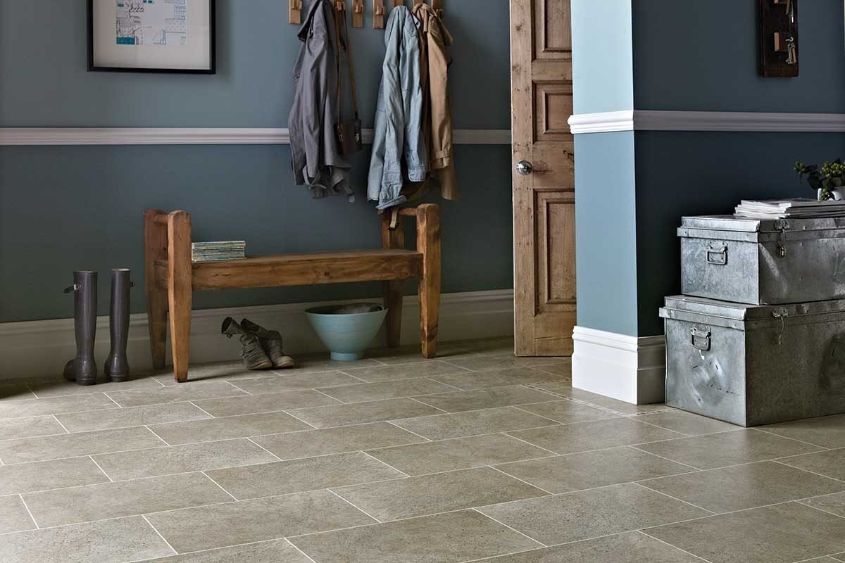 Portland Stone Gluedown LVT
