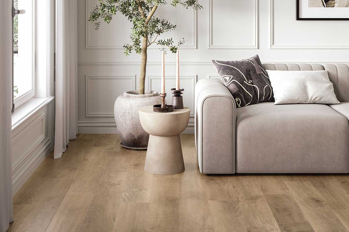 Salon Oak Gluedown Plank Luxury Vinyl