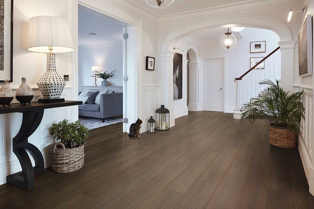 Serrano Oak Gluedown Plank Luxury Vinyl