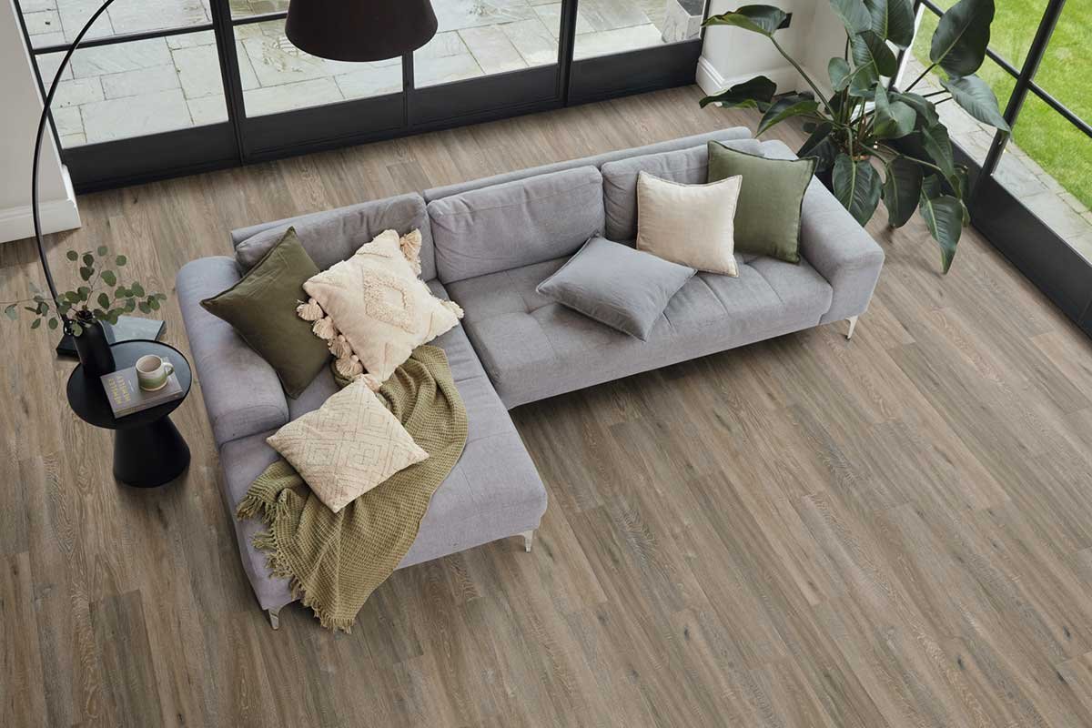 Tweed Oak Gluedown Plank Luxury Vinyl