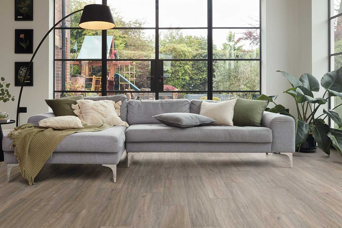 Tweed Oak Gluedown Plank Luxury Vinyl