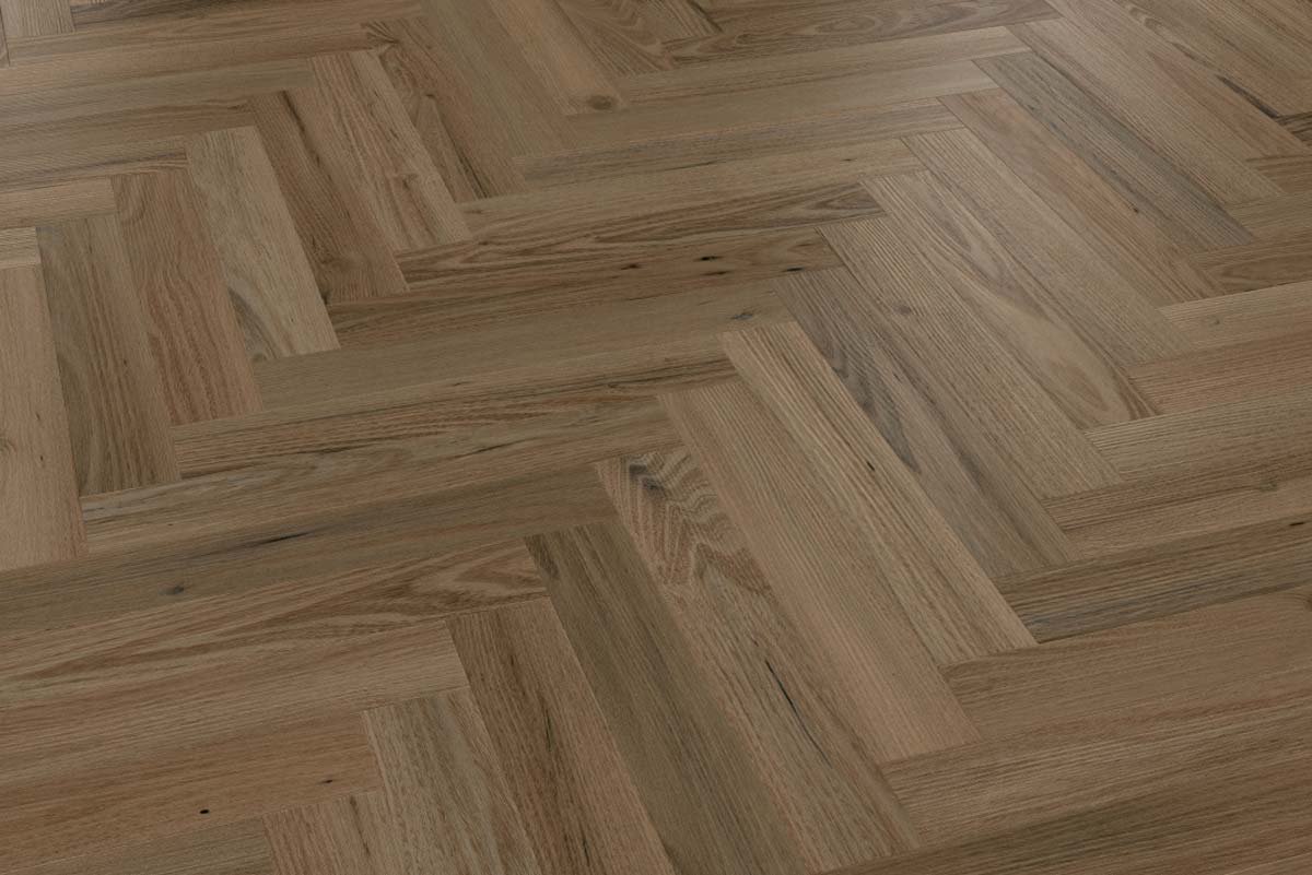 Duxbury Acacia Gluedown Herringbone