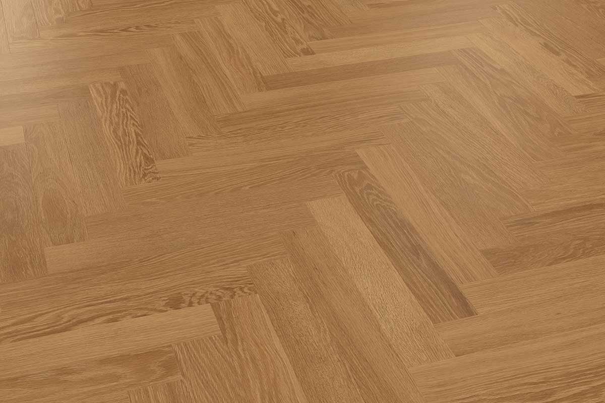 Honey Limed Oak Gluedown Herringbone LVT