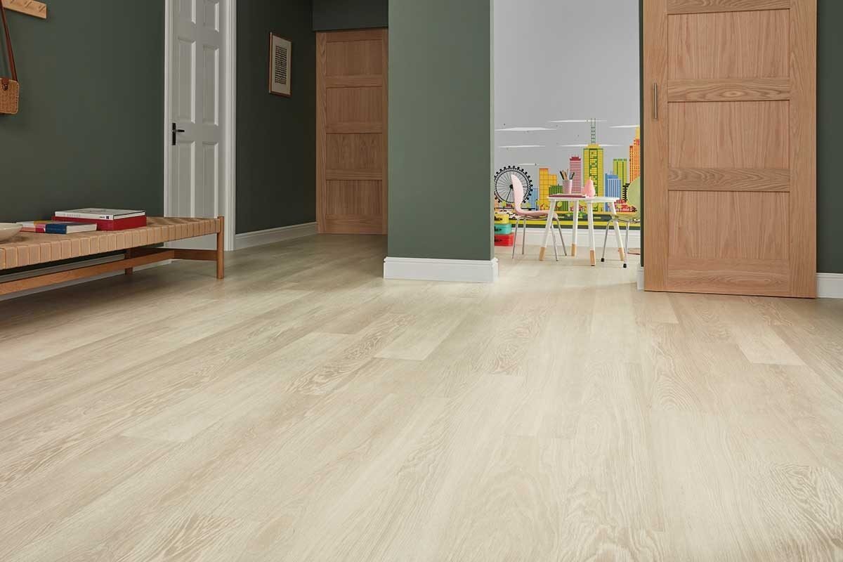 Nordic Limed Oak Gluedown LVT