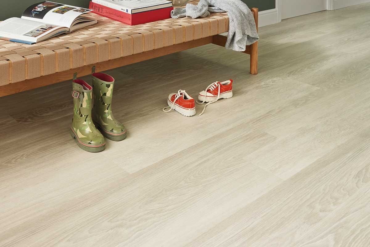 Nordic Limed Oak Gluedown LVT