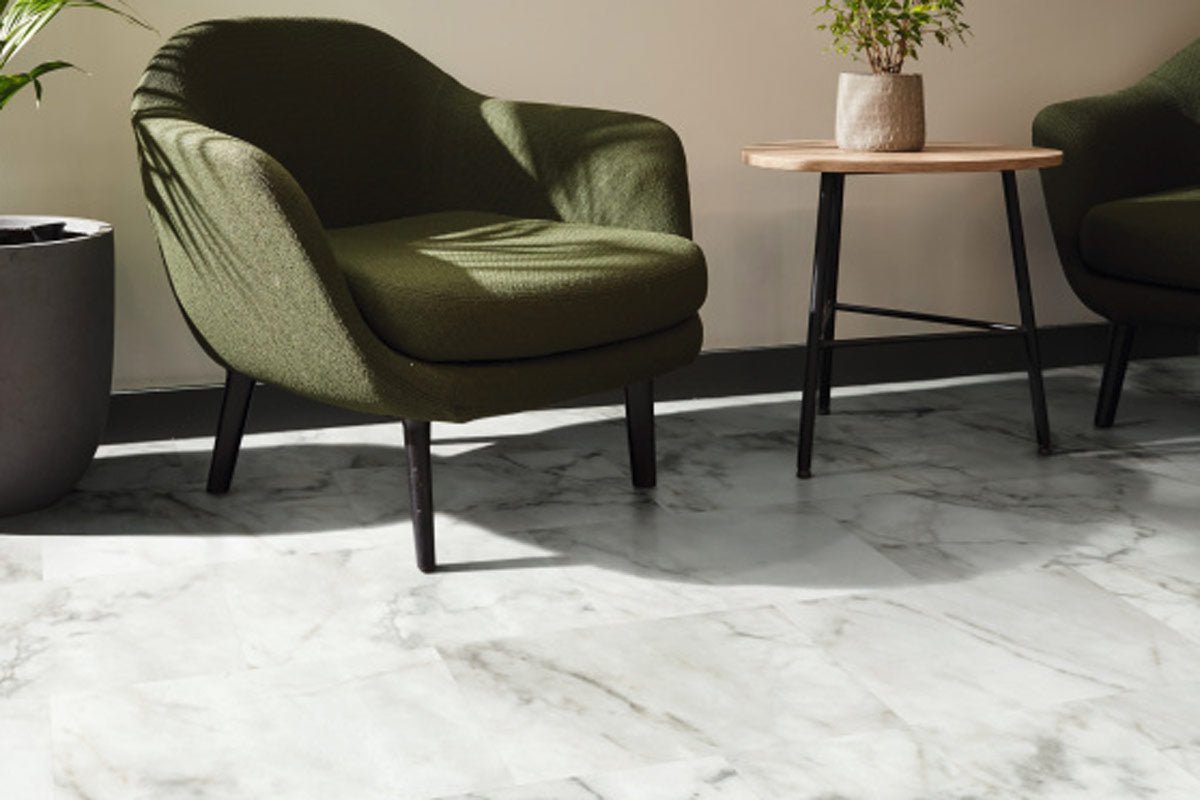 River Marble Gluedown LVT