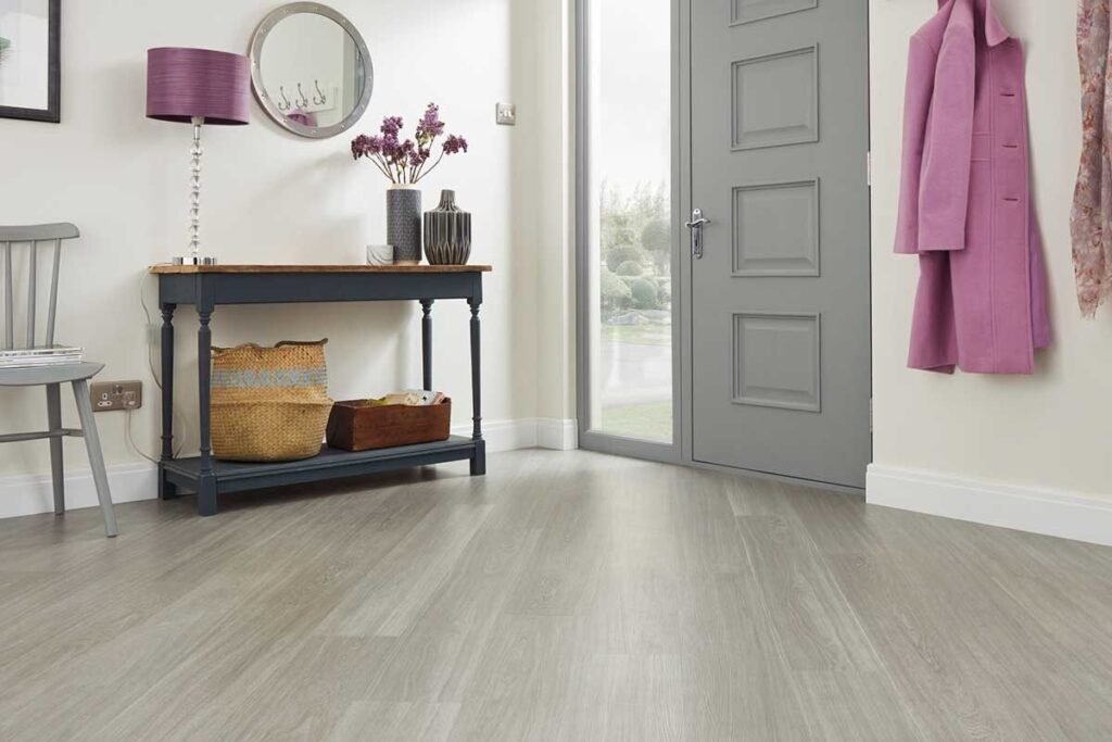 Cool Grey Oak Gluedown LVT