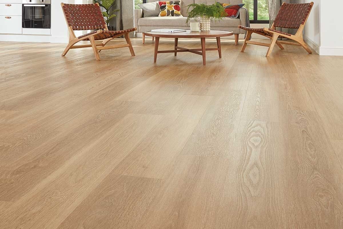 Warm Brushed Oak Gluedown LVT